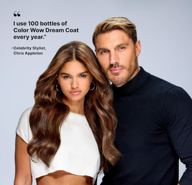 COLOR WOW Dream Coat – Anti-Humidity Frizz Control Spray for Glass Hair