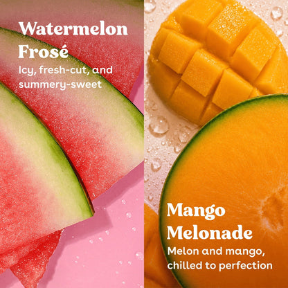 eos 24HR Moisture Super Balm- Watermelon Frose & Mango Melonade, 2 Count