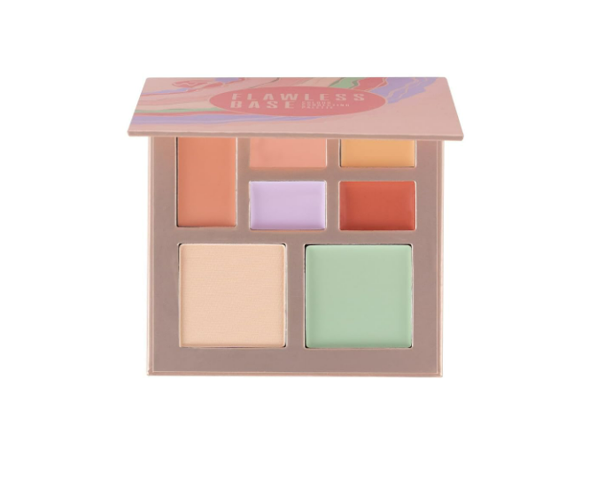 W7 Flawless Base Colour Corrector Palette 7 Shade Face Concealer Set Makeup