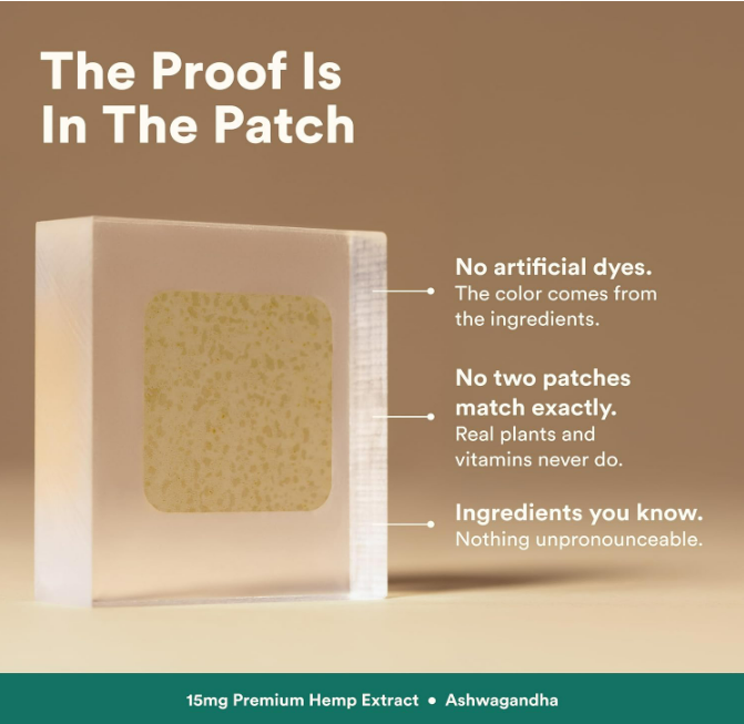 4 Pack The Good Patch Be Calm 15mg (16 Total Patches)