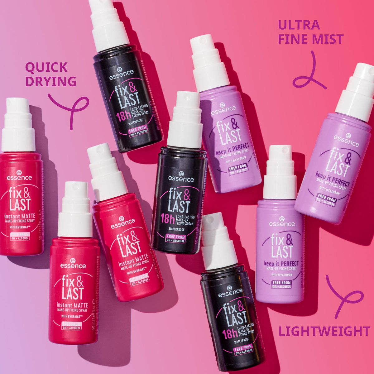 essence Fix & Last Instant Matte Make-Up Fixing Spray