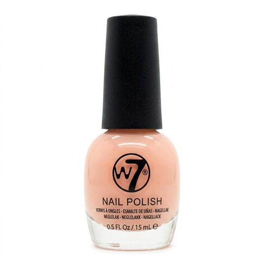 W7 Classic Nail Polish French Blush NP157A Nude Pink Peach Glossy 15ml 0.5oz