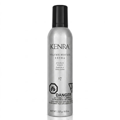 Kenra Volume Mousse Extra 17 | Firm Hold Mousse | Non-drying, Non-flaking 8 floz