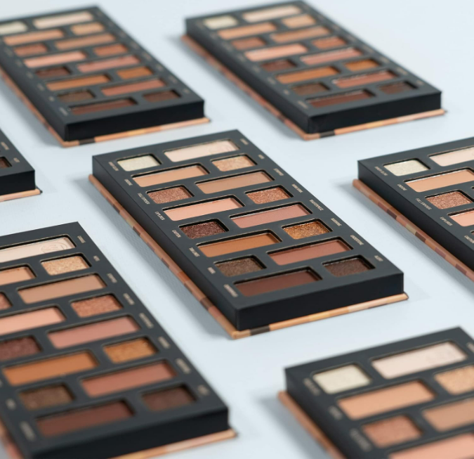 W7 Nudification Pressed Pigment Palette - 16 High Impact Nude Colors - Flawless