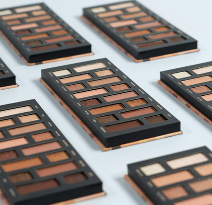 W7 Nudification Pressed Pigment Palette - 16 High Impact Nude Colors - Flawless