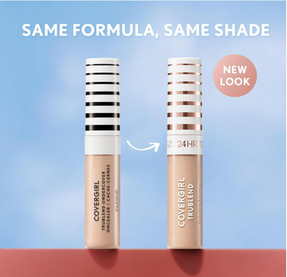 COVERGIRL TruBlend Undercover Concealer, Buildable Full Coverage, D500 Deep Golden