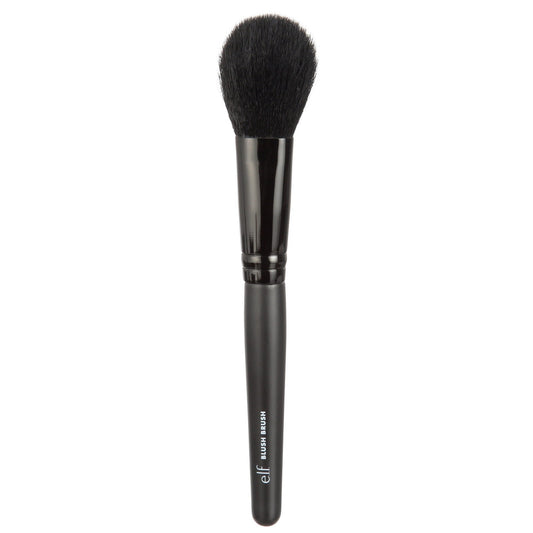 e l f Blush Brush Soft Synthetic Tailored Design Blends Applies. 1 each