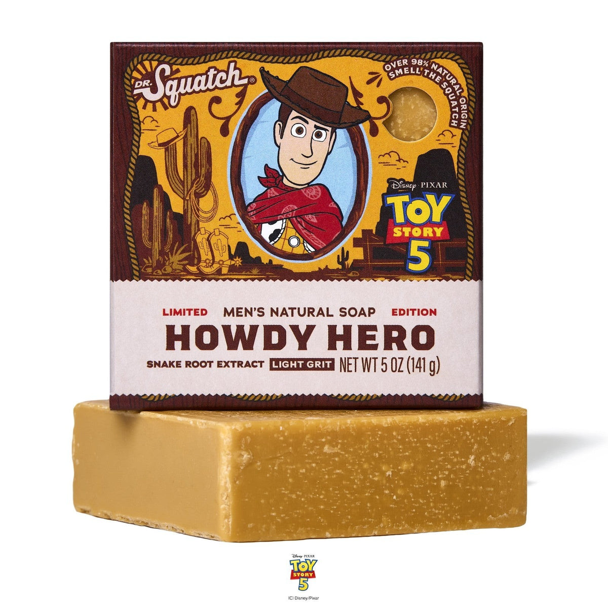 Dr. Squatch Toy Story 5 Soap Set Limited Edition Woody Buzz Jessie 3 Pack 5oz