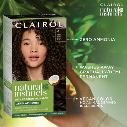 Clairol Natural Instincts Demi-Permanent Hair Dye, 6.5G Lightest Golden Brown