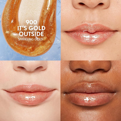 Covergirl Clean Fresh Yummy Plumper Lip Gloss, 900 It's Gold Outside, Shiny