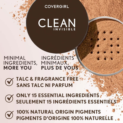 Clean Invisible Loose Powder Translucent Dark