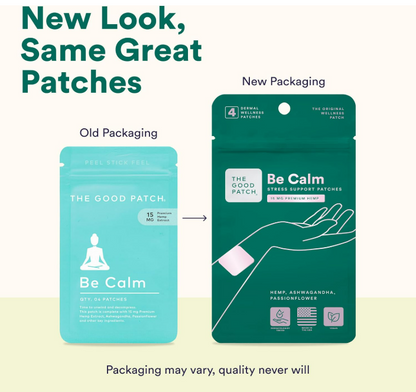 The Good Patch Be Calm 15mg (4 Total Patches)