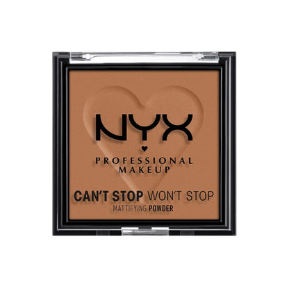 NYX PROFESSIONAL MAKEUP Can't Stop Won't Stop Mattifying Pressed Powder - Mocha