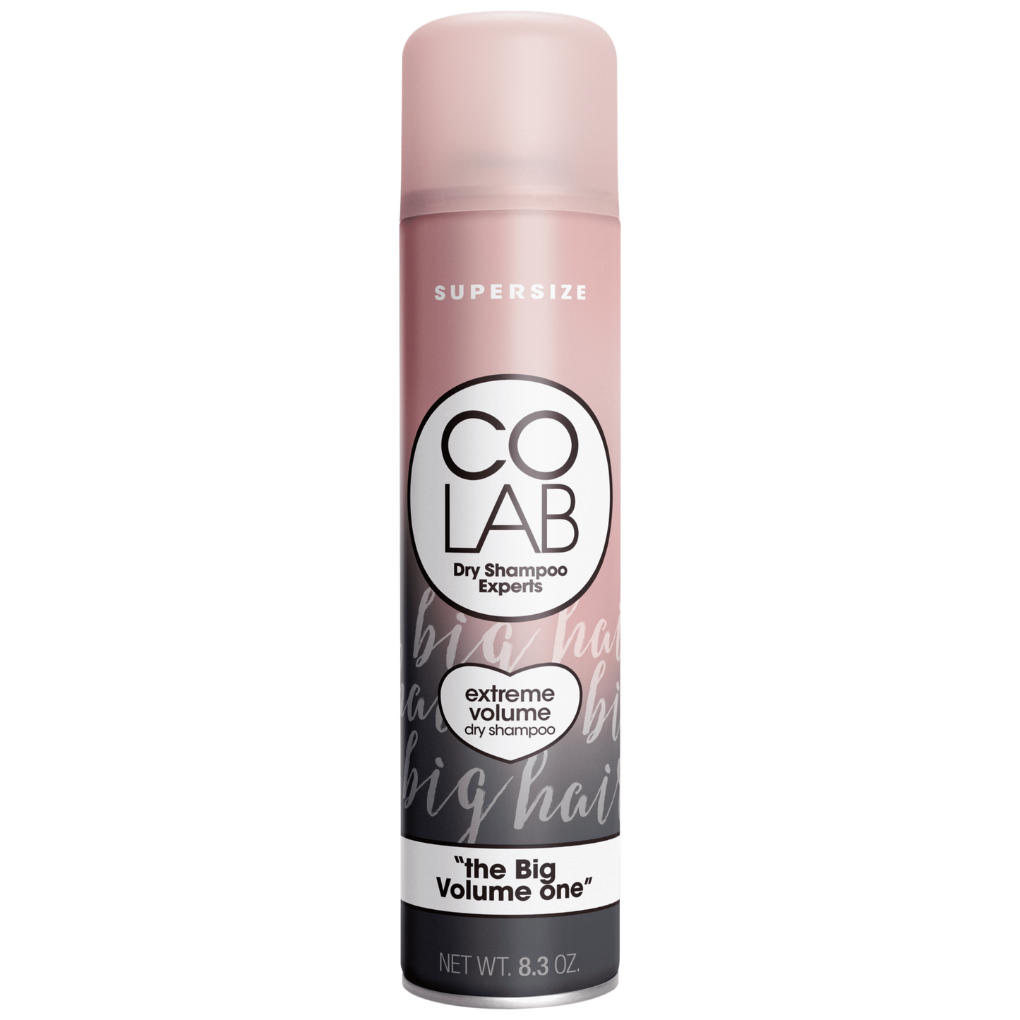 COLAB Dry Shampoo Extreme Volume Supersize - Bergamot and Rose Scented - 8.3oz