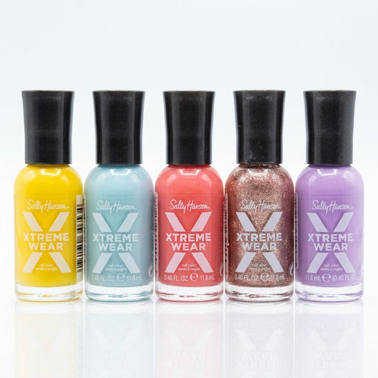 Sally Hansen Xtreme Wear Nail Polish - Chip Resistant - 5 Colors Set