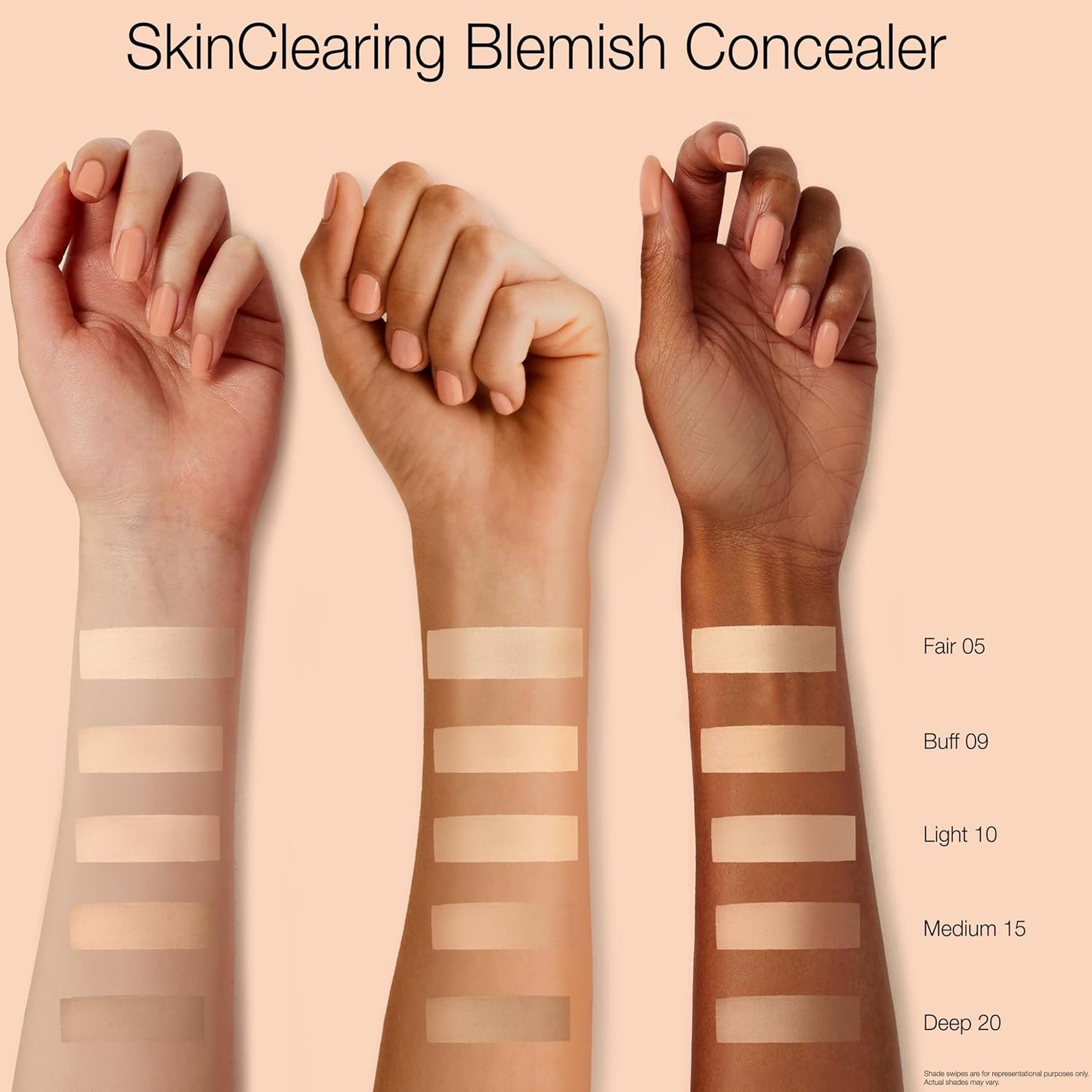 Neutrogena SkinClearing Blemish Concealer Face Makeup, Buff 09, .05 oz