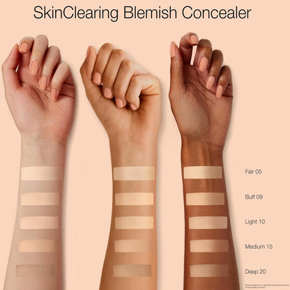 Neutrogena SkinClearing Blemish Concealer Face Makeup, Buff 09, .05 oz
