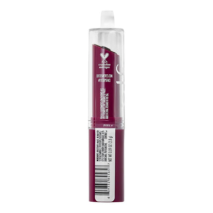 e l f Hydrating Core Lip Shine with Shea Butter Vitamin E Tinted Lip Balm for Smooth Glossy Finish Long Lasting Moisture Ecstatic Deep Berry