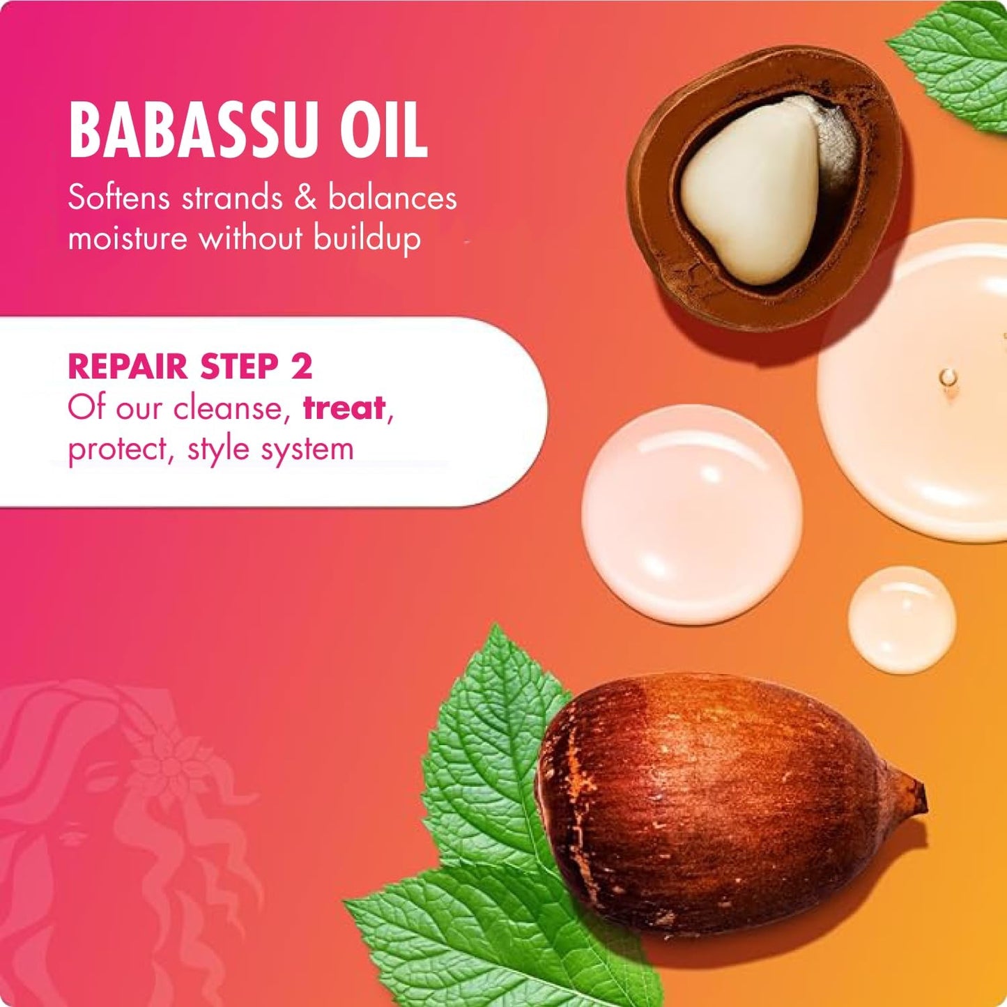 Mielle Organics Babassu & Mint Deep Conditioner with Protein, Moisturizing 8 oz