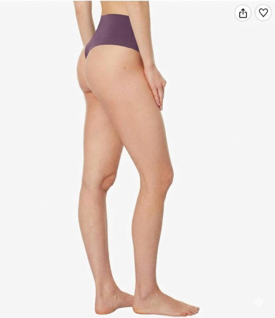 SPANX supersmooth Undie-tectable Thong - Comfortable Core Control - XL - Prune