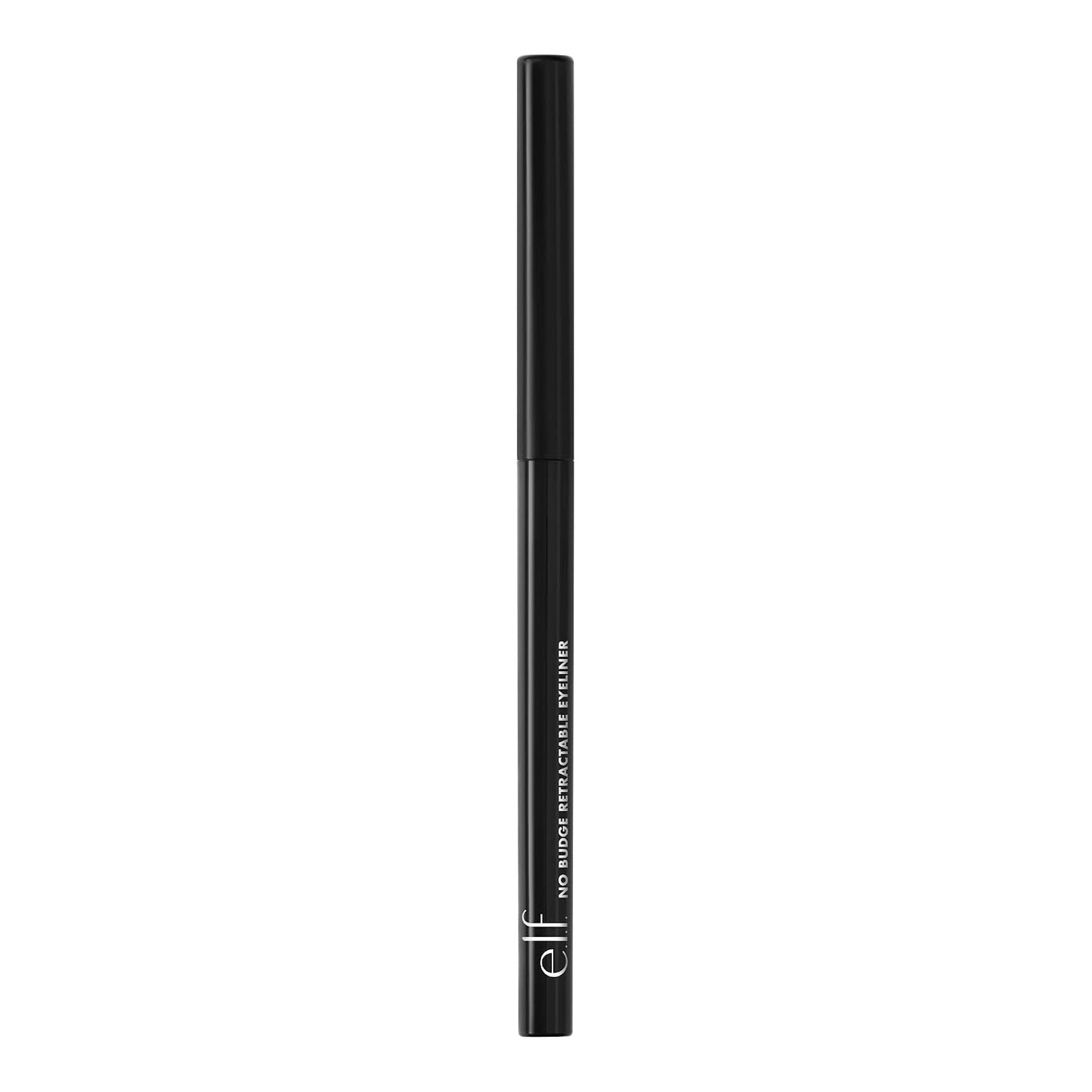e.l.f. No Budge Retractable Eyeliner, Creamy, Ultra-Pigmented & Waterproof Black