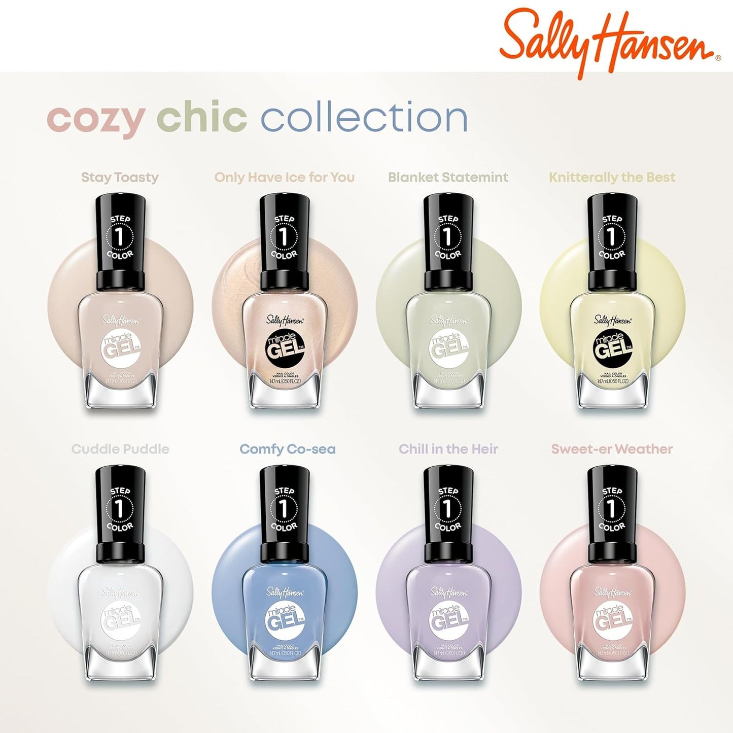 Sally Hansen Miracle Gel Salon Quality Nail Polish | 765 Knitterally The Best