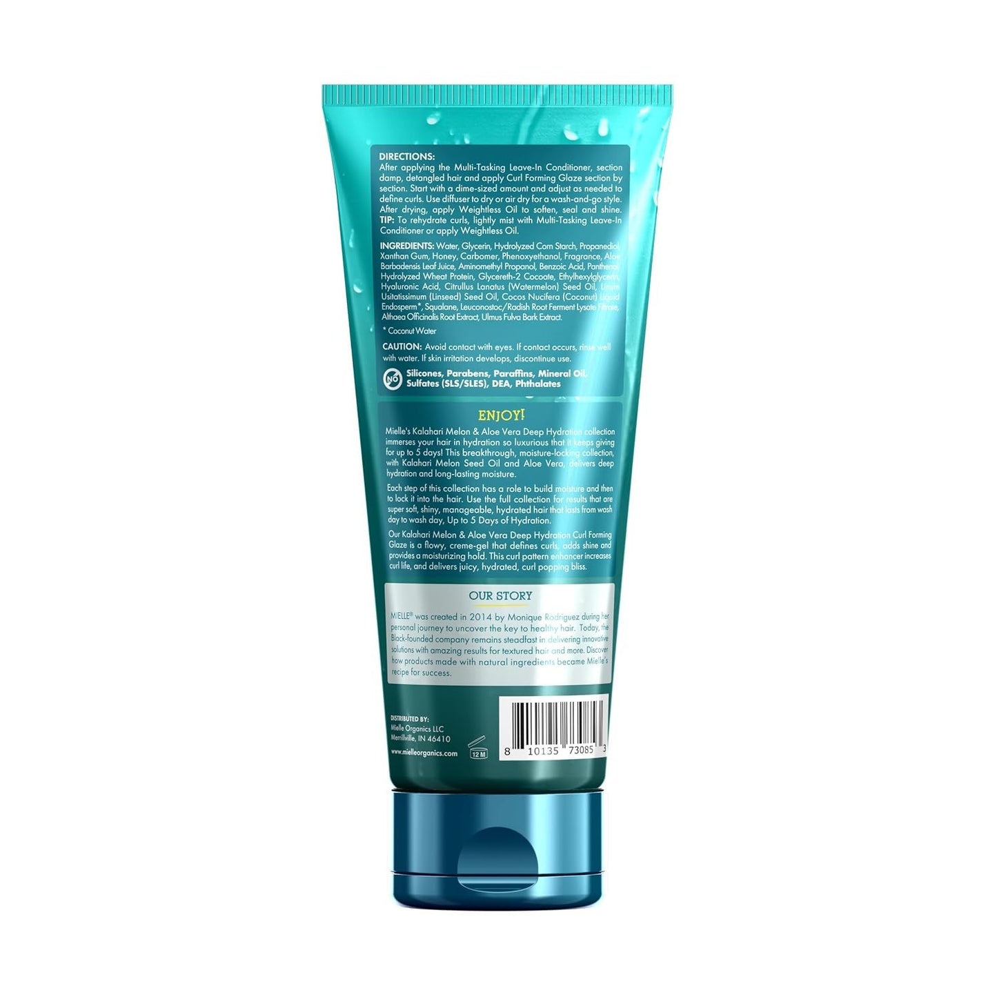 Mielle Organics Curl Forming Glaze Kalahari Melon & Aloe Vera Deep Hydration 7.5