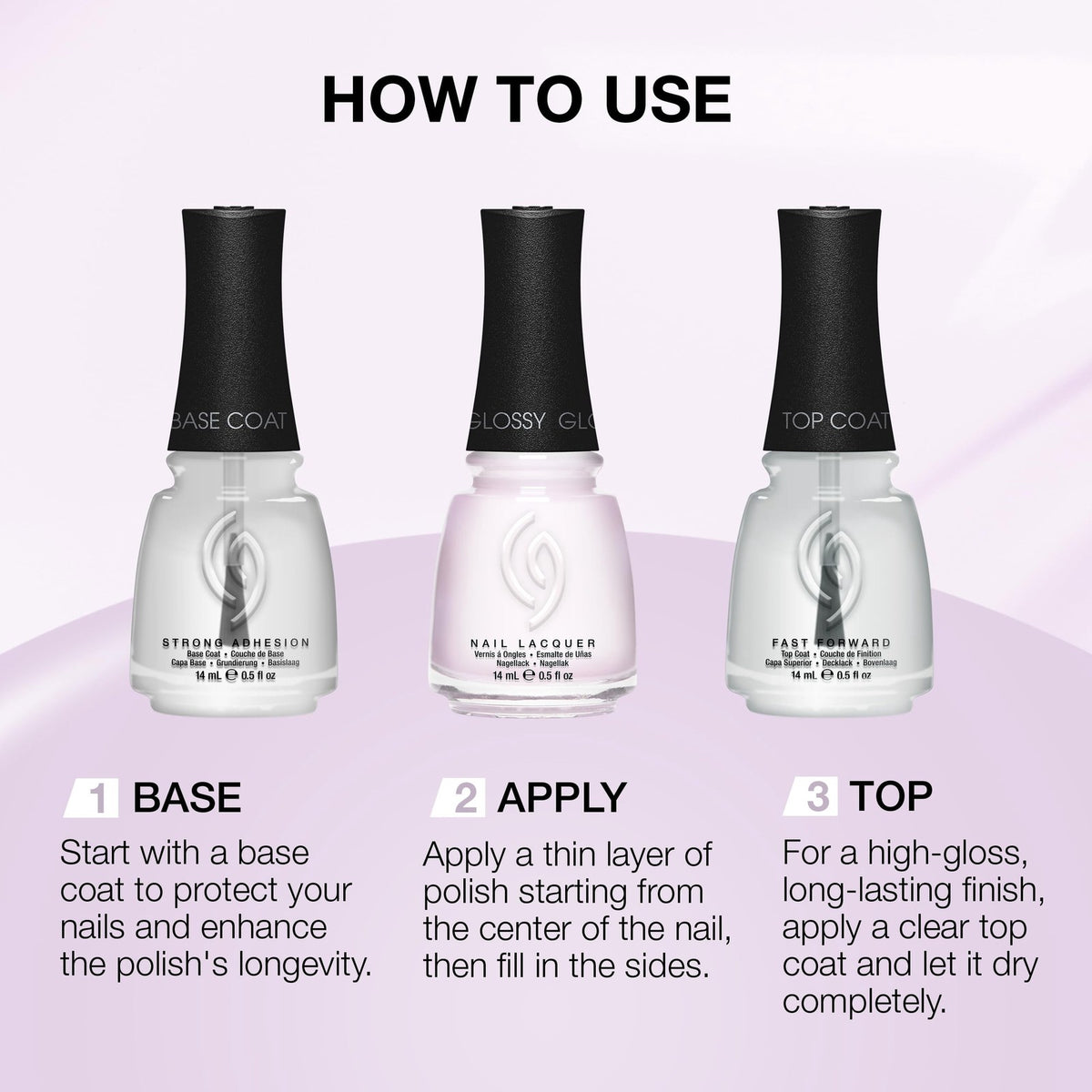 China Glaze CG Nail Lacquer Rainbow Sheer Iridescent Pink Nail Polish Quick Dry Chip Resistant High Gloss Finish for Salon DIY Manicure 0 5 fl oz