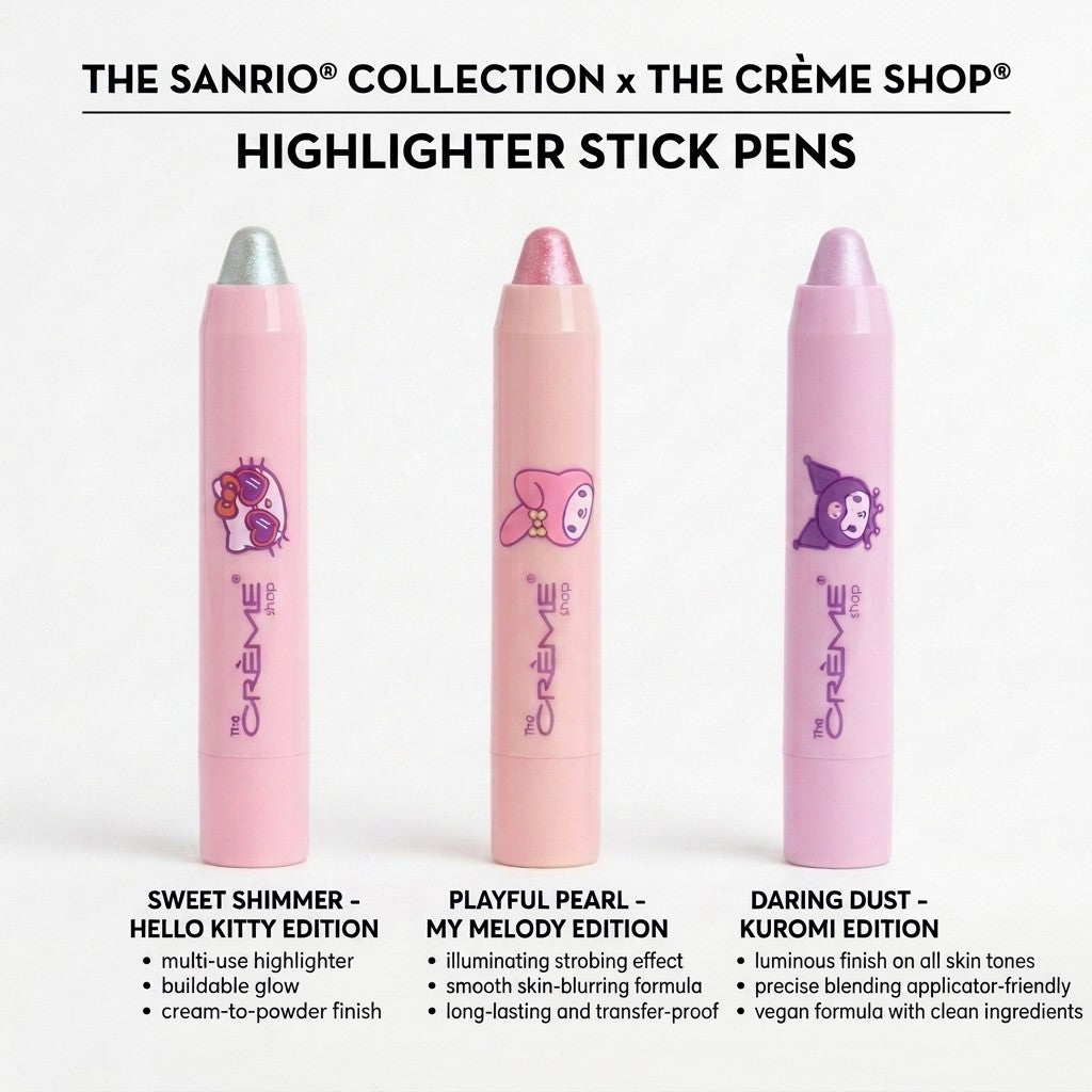 The Crème Shop x Hello Kitty Sparklepop All-Over Highlighter Stick Starbright 3g