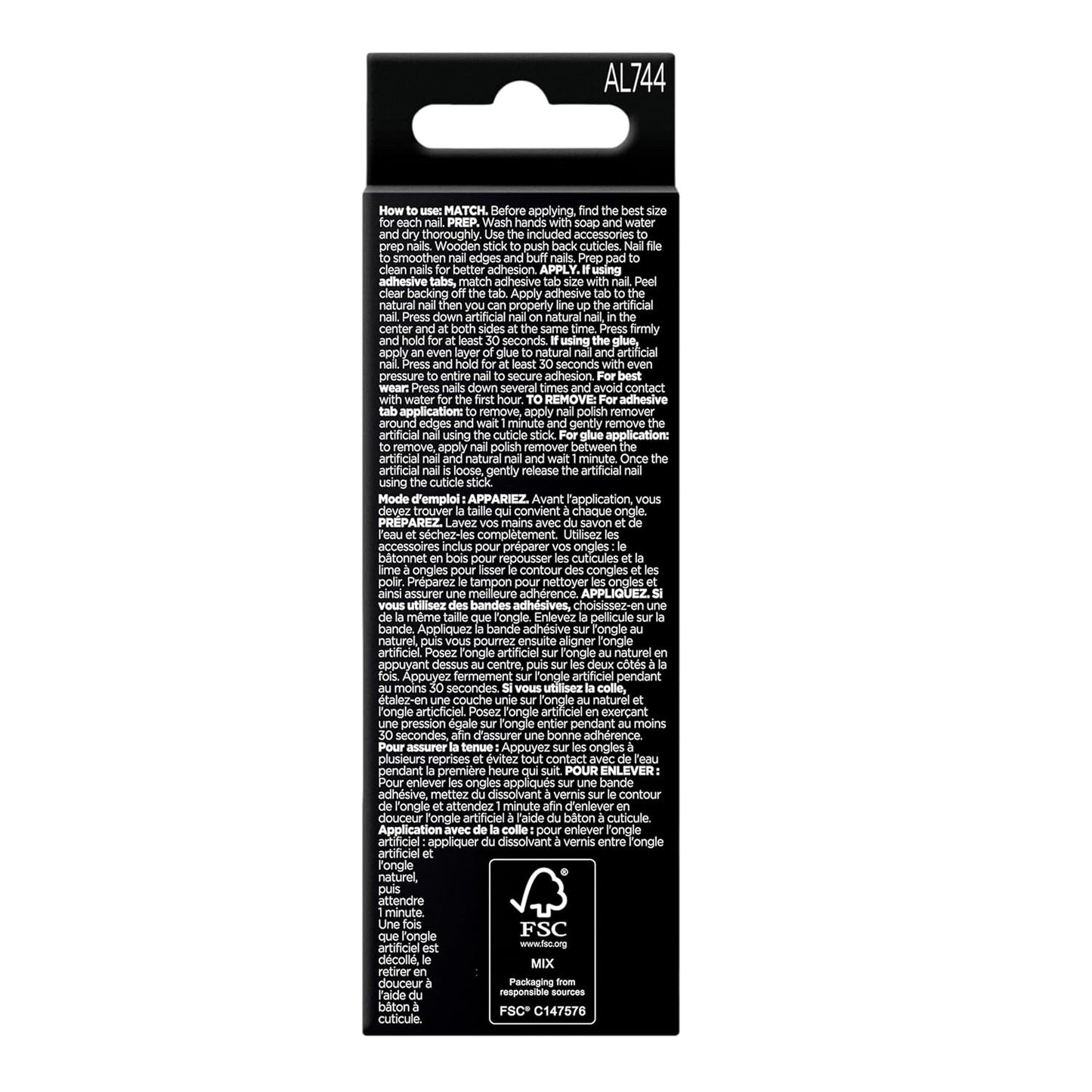Sally Hansen Salon Effects® Perfect Manicure, Ghoul Power, Press On Nails, Non-Damaging Adhesive Tabs, File, and Alcohol Pad Included
