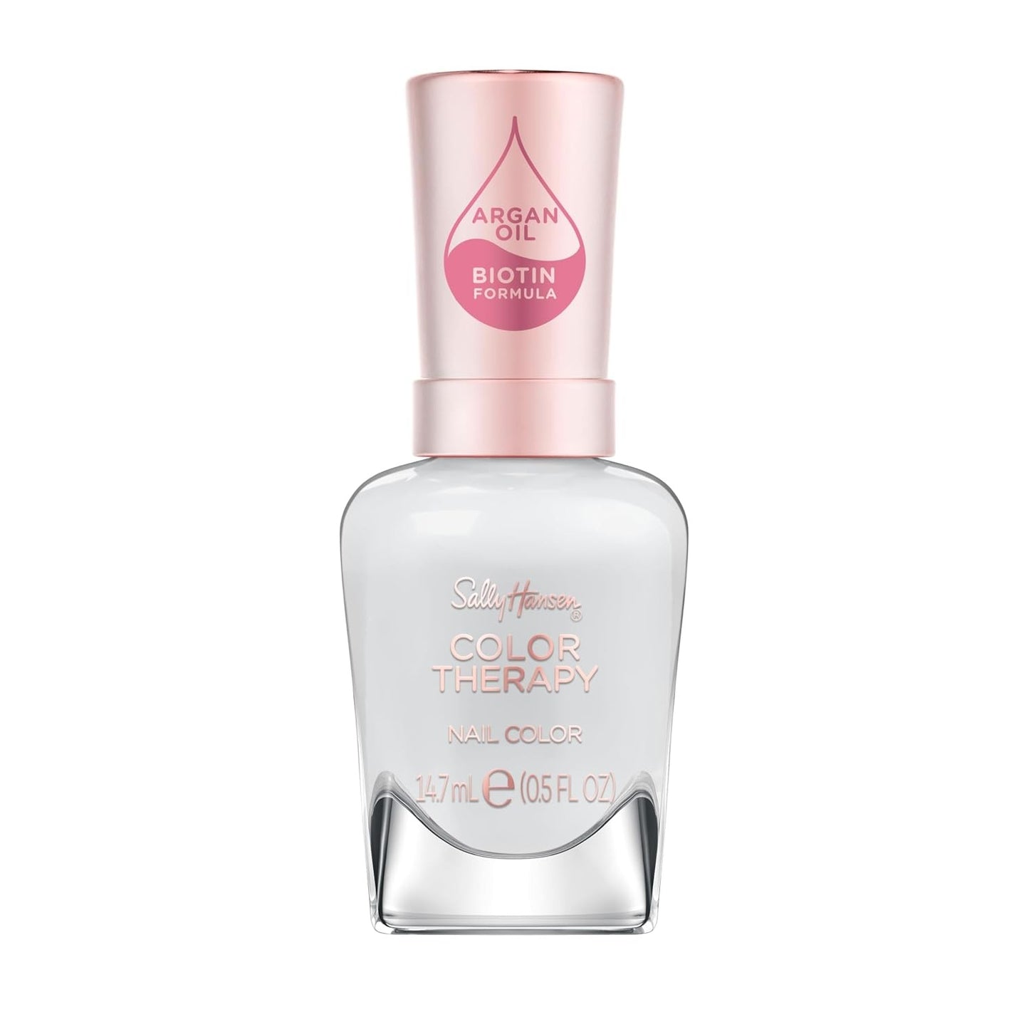 Sally Hansen Color Therapy Nail Polish | Biotin, 469 Solidarity Dove | Soft Gray