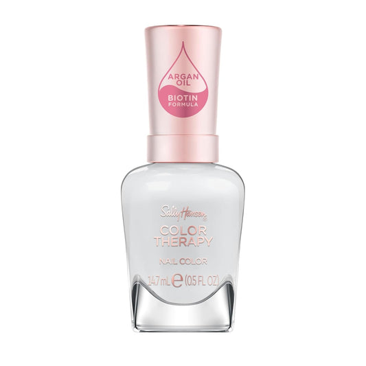 Sally Hansen Color Therapy Nail Polish | Biotin, 469 Solidarity Dove | Soft Gray