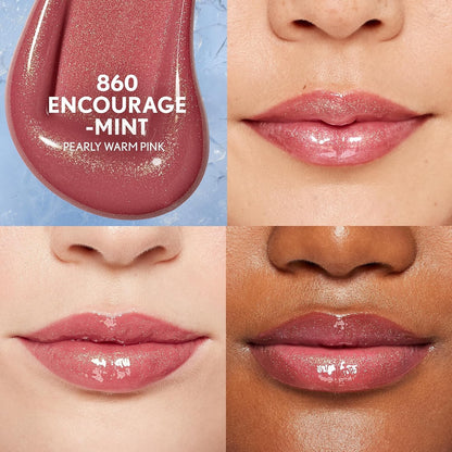 Covergirl Clean Fresh Yummy Plumper Lip Gloss, 860 Encourage-Mint, Shiny, Vegan