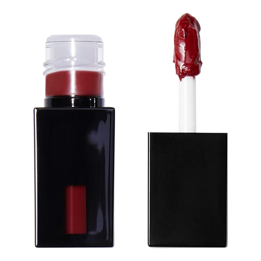 e l f Glossy Lip Stain Long Lasting Lightweight Lip Stain For Sheer Pop Of Color Subtle Gloss Finish Vegan Cruelty Free Spicy Sienna