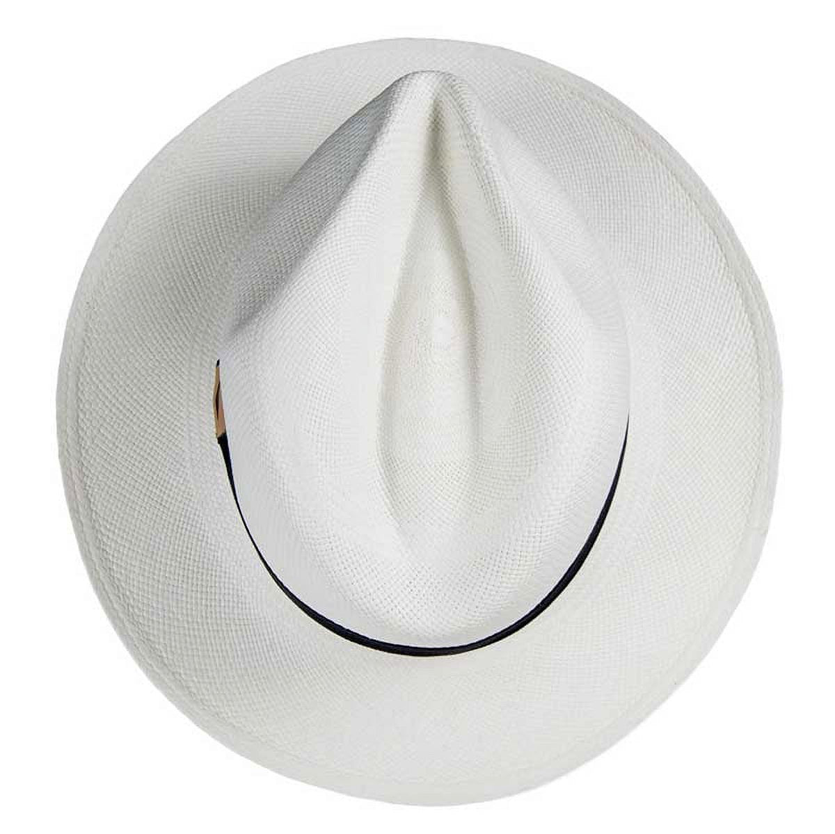 Toquilla Straw Panama Hat Ecuador Handwoven (M58) - Fedora Style with Gift Bag