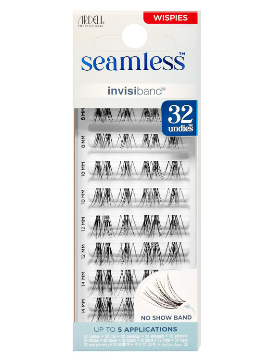 2 Pack Ardell Seamless Underlash Wispies Lash Clusters 32ct Invisiband
