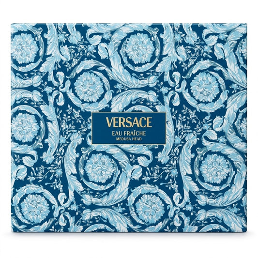 Versace Man Eau Fraiche Men 3 Pc Gift Set, 3.4 oz Eau De Toilette Spray