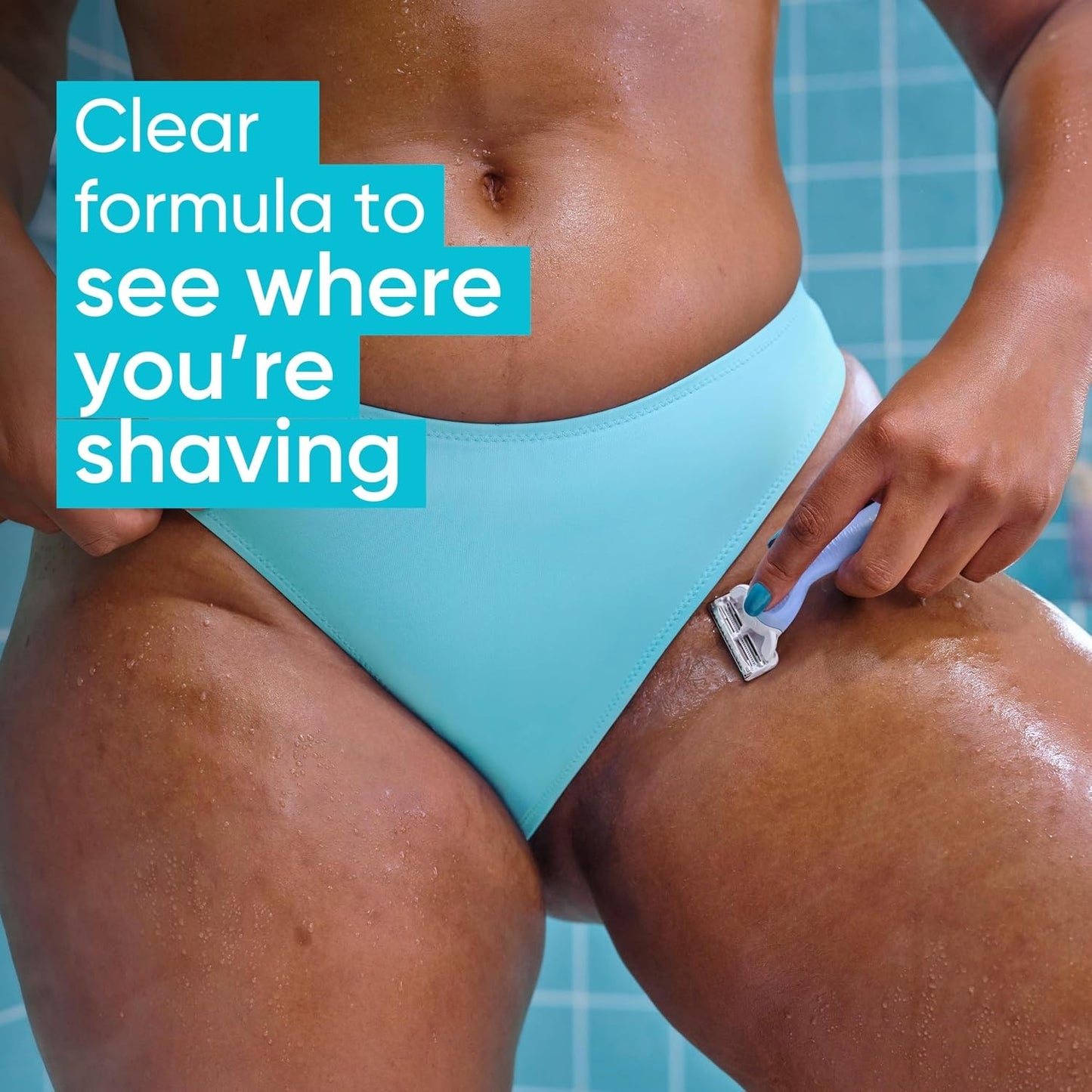 2 Pack Venus For Pubic Hair & Skin 2-in-1 Cleanser + Shave Gel 190ml Each