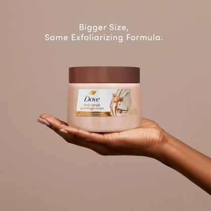 2 Pack Dove Exfoliating Body Polish Brown Sugar & Coconut Butter Scrub 15 oz