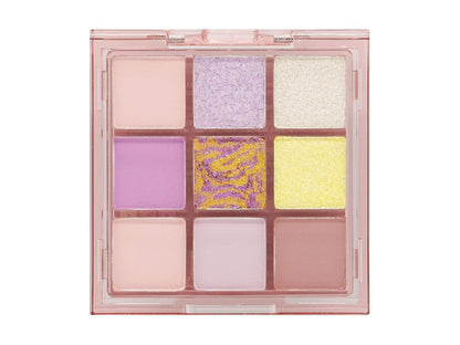W7 Soft Hues Rose Quartz 9 Pan Eyeshadow Palette Pastel Pink Purple Cruelty Free