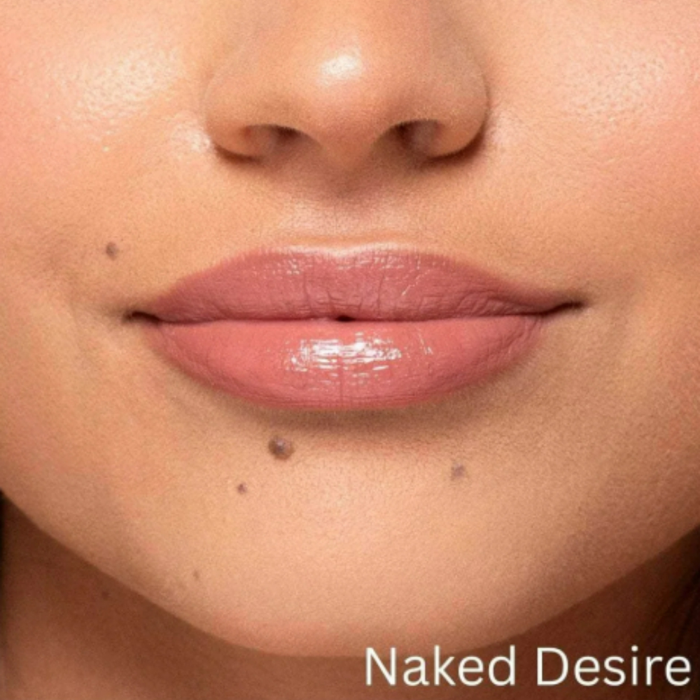 W7 Culture Satin Lipstick Naked Desire Creamy Nude Pink Mauve Lip Color New