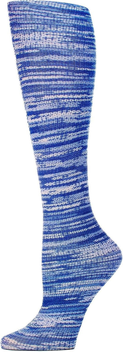 Celeste Stein Women's Printed Mild Compression Knee High Stockings 8-15 mmHg