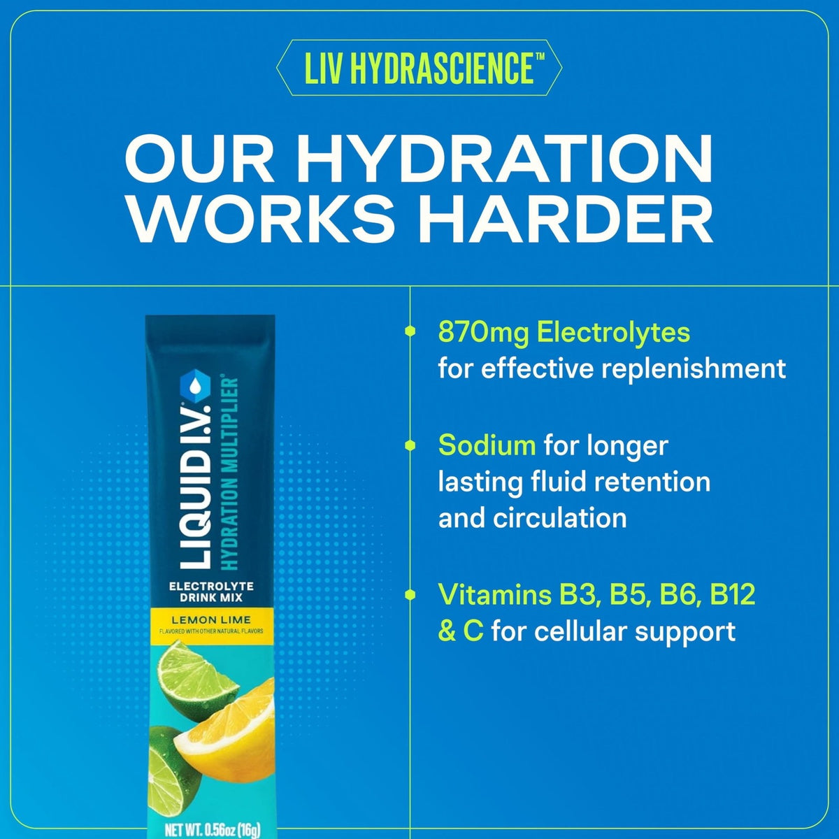 Liquid I.V. Hydration Multiplier Arctic Raspberry Electrolyte Drink Mix 4pk 24ct