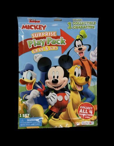 Disney Mickey Mouse & Minnie Mouse Grab & Go Surprise Play Pack