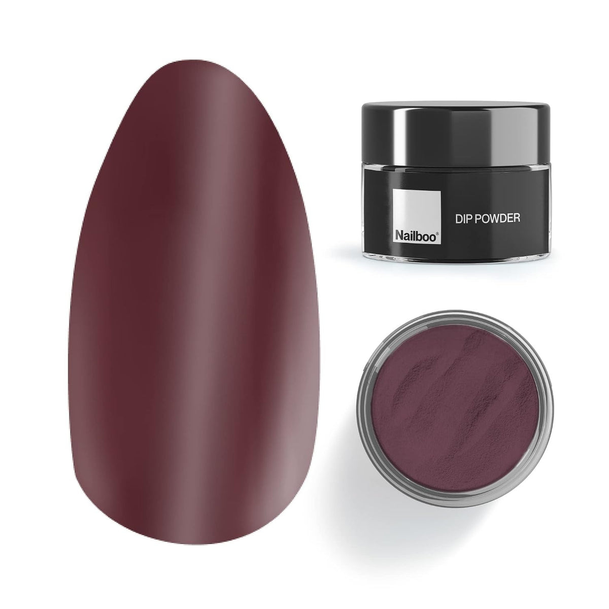 Nailboo Dip Powder for Nails, Wine Time 28gr