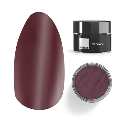 Nailboo Dip Powder for Nails, Wine Time 28gr