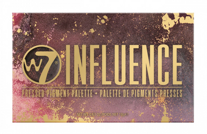 W7 Influence Pressed Pigment Palette, 18 Shades