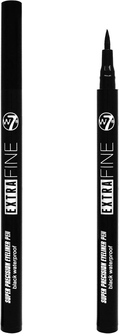 W7 Extra Fine Eyeliner Pen, Black