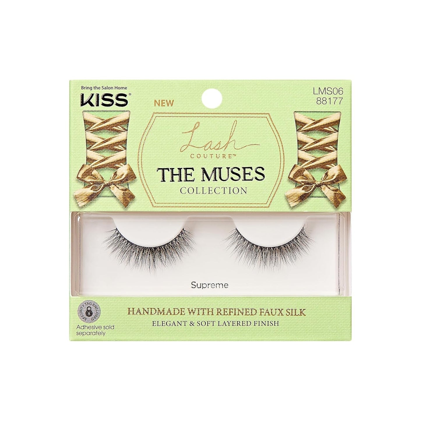 2 Pack Kiss Lash Couture The Muses False Eyelashes Supreme Reusable 2 Pairs