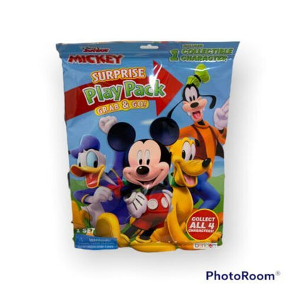 Disney Mickey Mouse & Minnie Mouse Grab & Go Surprise Play Pack